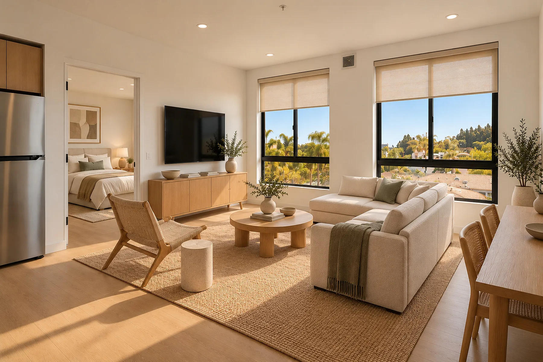 Top-down view of a residence interior